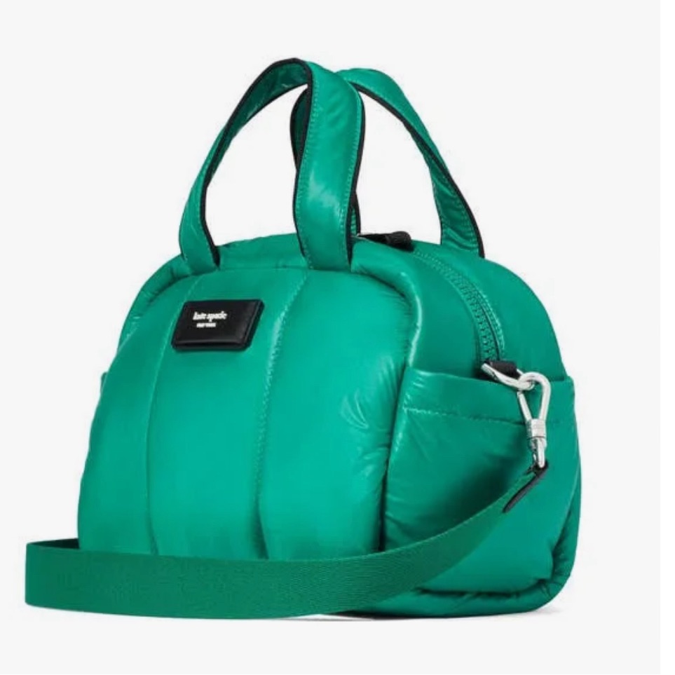 Kate Spade Puffed Puffy Satchel Wintergreen